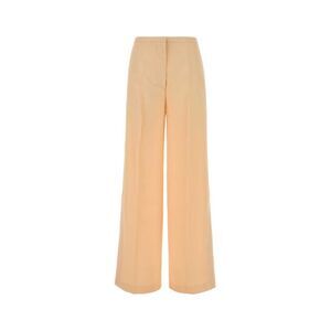 Alberta Ferretti Women Peach Cotton Palazzo Pant